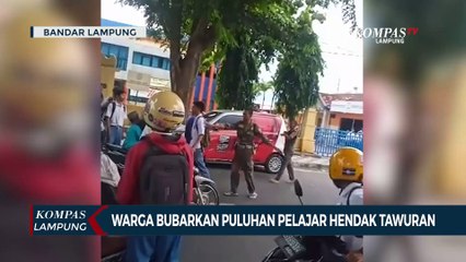 Puluhan Pelajar yang Saling Serang Dibubarkan Warga