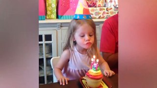 Funny Babies Blowing Candle and FAILS _ Funny Baby Videos