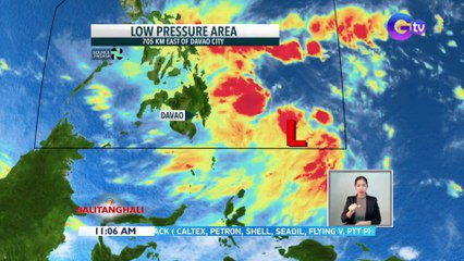 Low Pressure Area Enters Philippine Area of Responsibility ☔