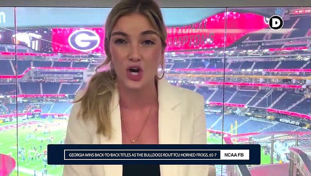 Back-to-Back Titles For Georgia As The Bulldogs Beat TCU Horned Frogs, 65-7