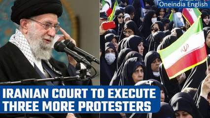 Download Video: Iran sentences three more protesters to death penalty, amid anti-Hijab protests | Oneindia News*News