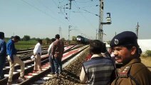 Officers' train ran at a speed of 102 kmph