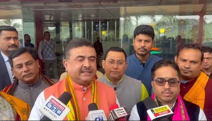 ত্রিপুরার মানুষ ডবল ইঞ্জিনের সুফল পেয়েছেন, সিঙ্গেল ইঞ্জিন চড়ার রিস্ক আছে:শুভেন্দু অধিকারী