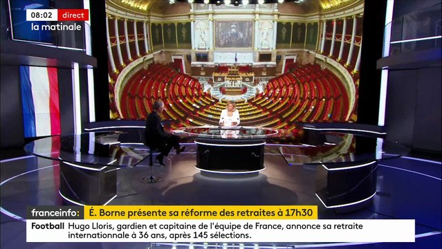 La Première ministre Elisabeth Borne présente cet après-midi les choix du gouvernement pour l'avenir du système de retraites - VIDEO