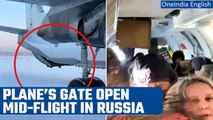 Russian plane’s gate opens mid-flight, video of the incident goes viral | Oneindia News *News
