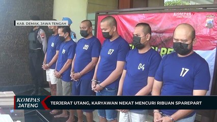 Terjerat Utang, Karyawan Nekat Mencuri Ribuan Spare Part