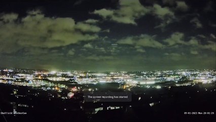 Video appears to show meteor over Sheffield