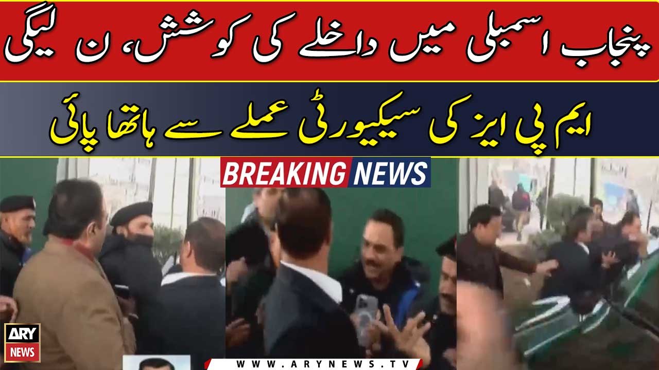 Chaos in Pak's Punjab Assembly as PML-N MPAs beaten PA security guards