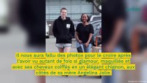 Angelina Jolie, sa fille Shiloh méconnaissable avec le crâne rasé