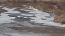 Ardahan'da Sibirya soğukları: Göle eksi 21 dereceyi gördü
