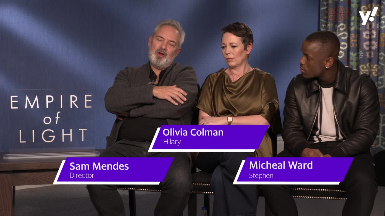 Empire of Light: Sam Mendes, Olivia Colman and Micheal Ward discuss future of the cinema