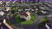 Welsh block of flats situated in middle of roundabout