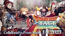 War of the Visions Final Fantasy Brave Exvius - Official Dragon Quest Tact Collaboration Trailer