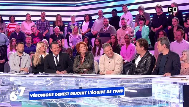 Véronique Genest rejoint la bande de chroniqueurs de Cyril Hanouna dans TPMP le lundi 9 janvier 2023 sur C8
