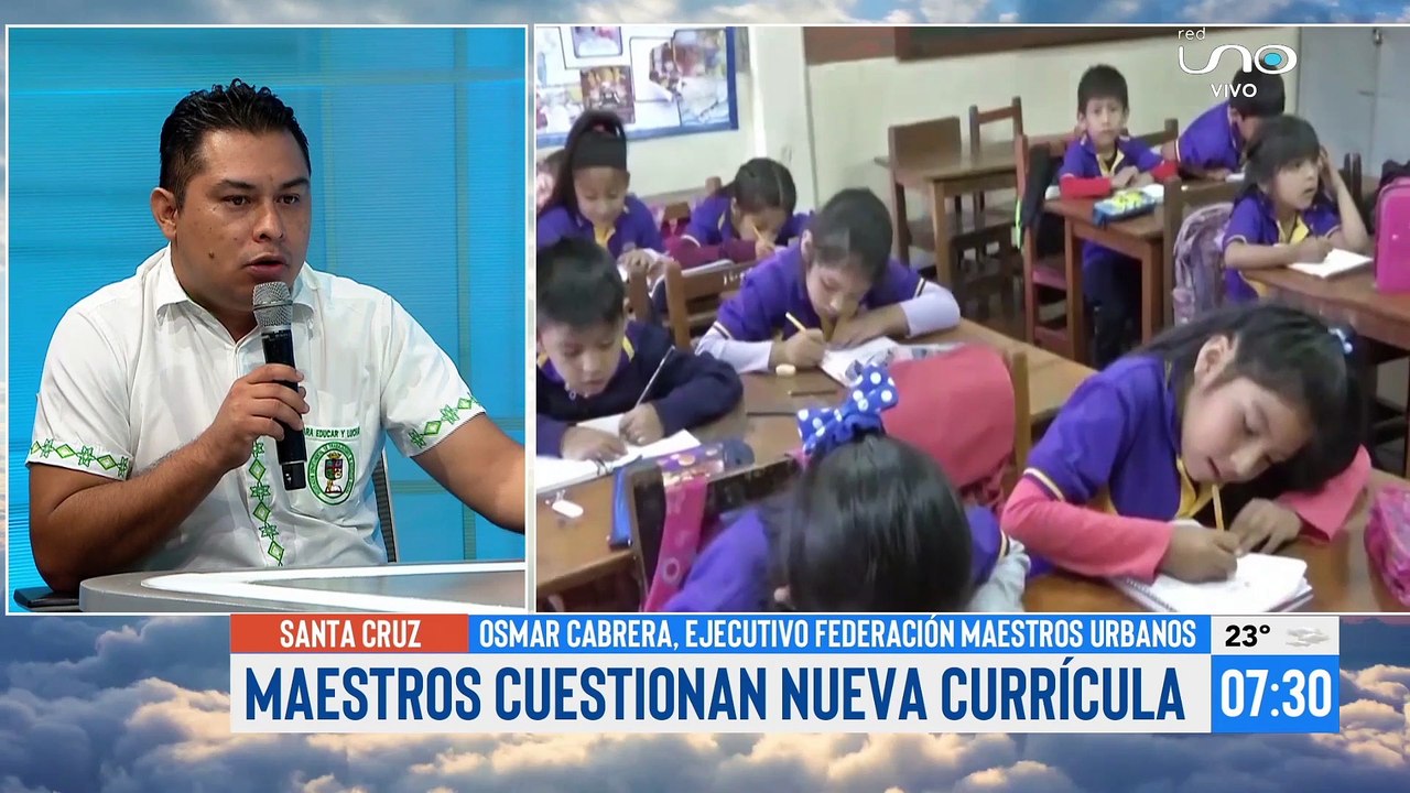 Maestros cuestionan la nueva curricula escolar 2023, aseguran que no se los capacitó en las áreas implementadas