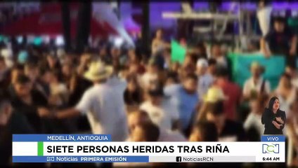 Siete heridos dejó batalla campal en medio de concierto del Charrito Negro