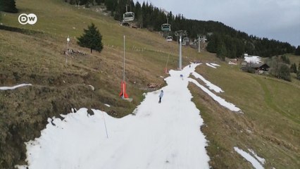 No snow, no skiing in the Alps