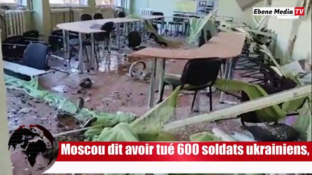 L`armée russe frappe et détruit des casernes militaires à Kramatorsk.