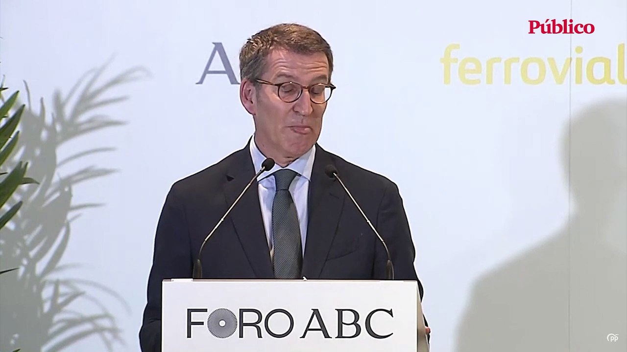 Feijóo: "Ahora son las minorías las que hacen las leyes"