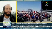 Perú: Aumenta a 17 la cifra de muertos por represión policial