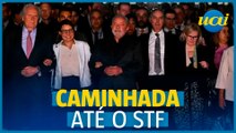 Lula e governadores caminham em áreas invadidas por bolsonaristas
