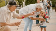 Girl Receives Guard Of Honor With Roses On Adoption Day | Happily TV