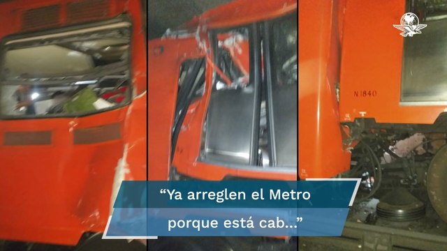 Tras accidentes, usuarios del Metro se sienten inseguros por viajar en este transporte 