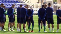 Entrenamiento del Betis en Arabia Saudí para preparar la Supercopa