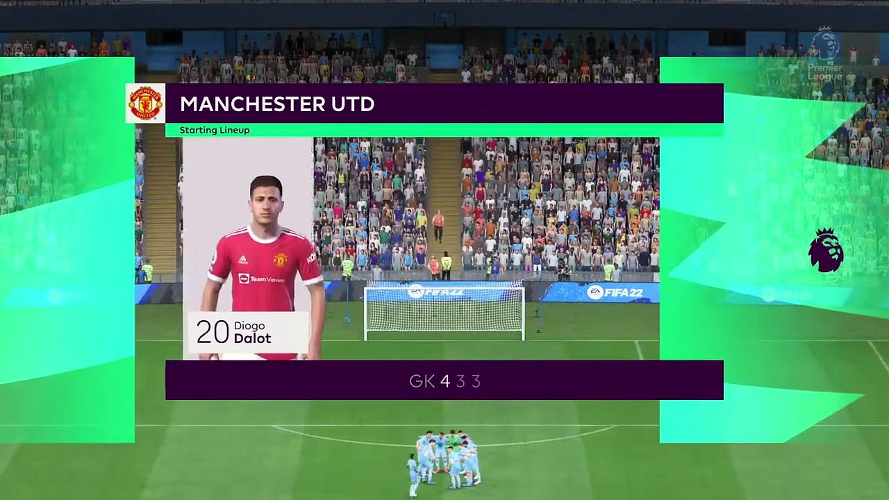 FIFA 22 MANCHESTER CITY VS MANCHESTER UNITED at ETIHAD STADIUM