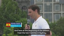 Nadal feeling 'confident' heading into Australian Open