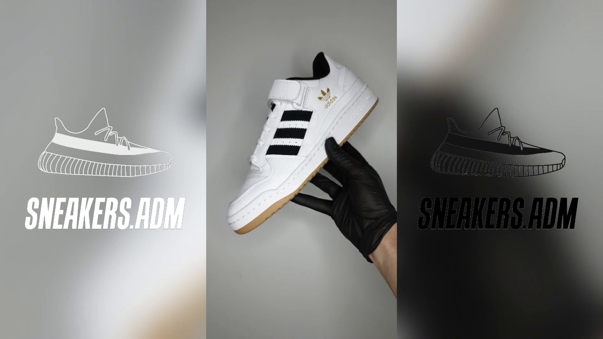 Adidas Forum Low Cloud White Core Black Gum - H01924 - @Sneakers.ADM -  video Dailymotion