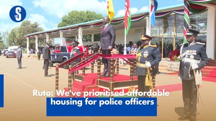Ruto- We've prioritised affordable housing for police officers