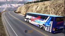 Beautiful Trip with crazy bus driver - American Truck Simulator
