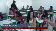 VOLTA ÀS AULAS: Paulista inicia matrículas para o ano de 2023