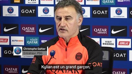 PSG - Galtier sur le tweet de Mbappé : "Kylian est un grand garçon, il s'est exprimé avec son cœur"