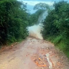 Vídeo: rompimento de adutora em Sete Lagoas