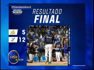 #ElDia / Tigres del Licey gana 12 a 5 a las Águilas Cibaeñas / 10 enero 2023
