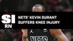Brooklyn Nets Star Kevin Durant Suffers Knee Injury vs. Miami Heat