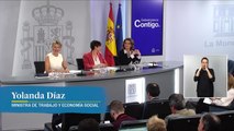 Declaraciones de la ministra de Trabajo sobre la nueva prestación de desempleo para la cultura