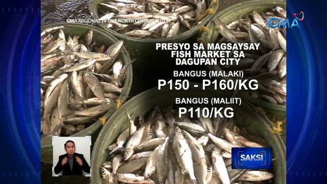 Presyo at laki ng ibinebentang bangus, apektado ng malamig na panahon | Saksi