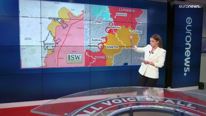 Mapa de la guerra | Las tropas rusas avanzan hacia Soledar y Bajmut