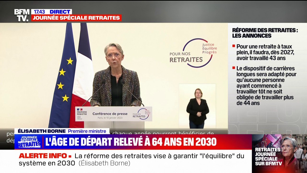 Élisabeth Borne: "Nous allons fermer la plupart des régimes spéciaux de retraite existants"