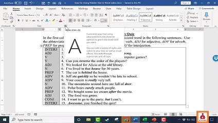 Using Hidden Text in Microsoft Word