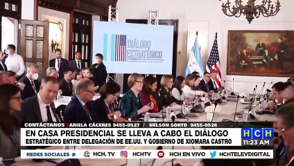 En "Diálogo Estratégico" gobierno de Honduras y Delegación de Alto Nivel de EEUU