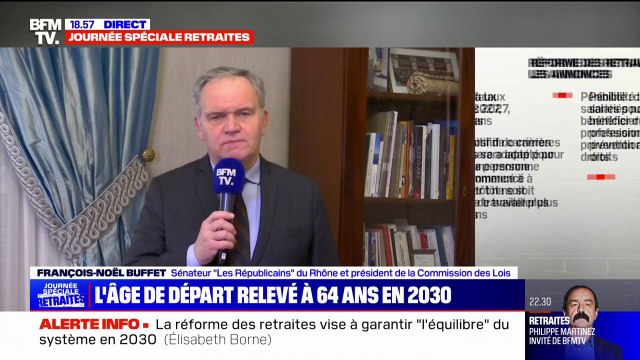 Les Républicains vont-ils voter la réforme des retraites? Pour François-Noël Buffet, les choses se présentent plutôt bien