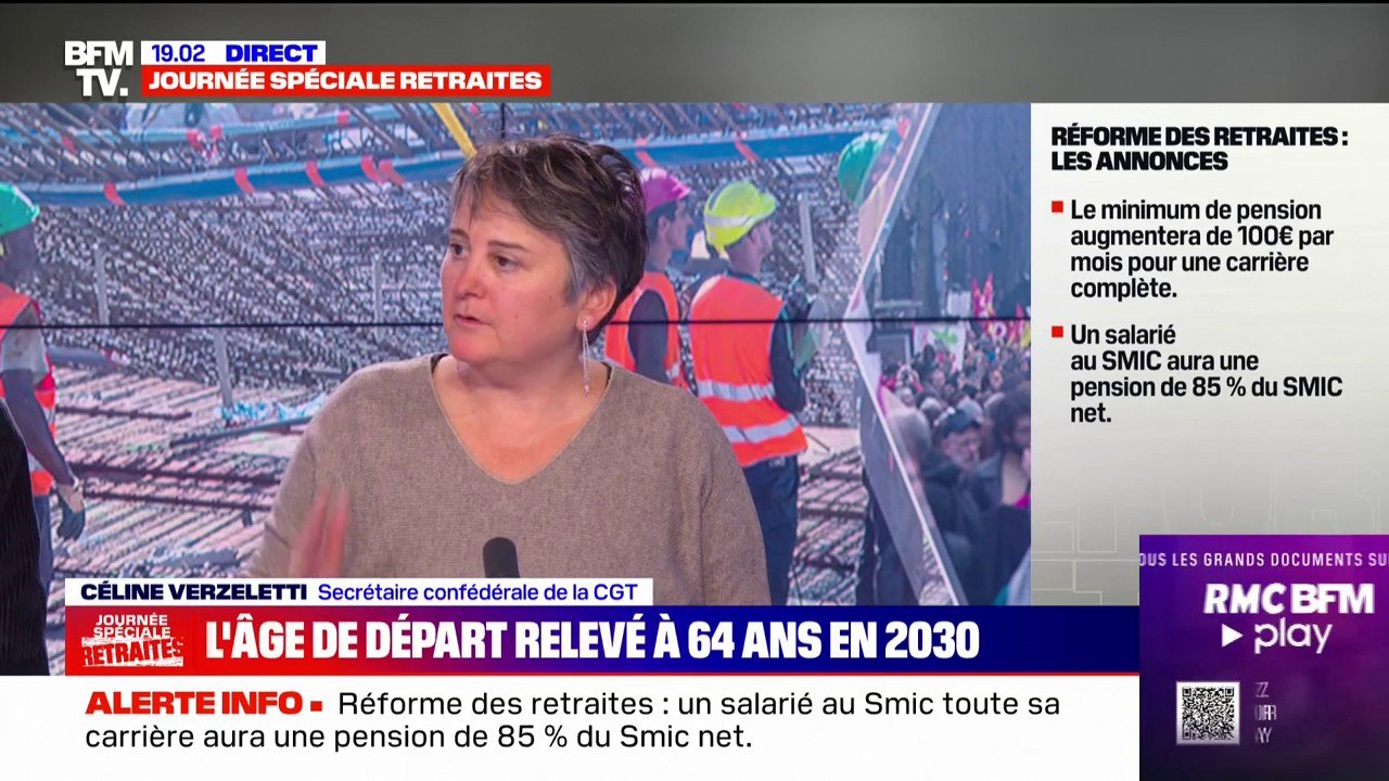 Céline Verzeletti, secrétaire confédérale de la CGT: "Les mesures phares de cette réforme sont des régressions sociales"