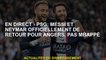 Live - PSG: Messi et Neymar de retour officiellement pour Angers, pas Mbappé