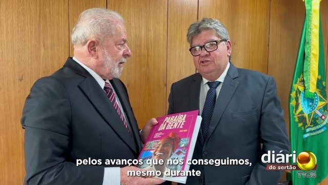 João Azevêdo se encontra com Lula e discute parcerias: Vamos trabalhar muito juntos , diz presidente