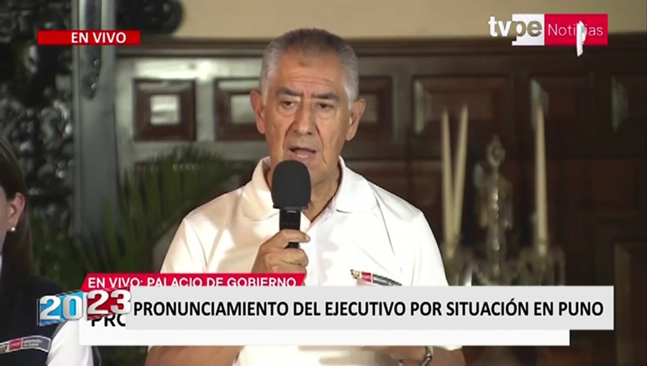 Ministro del Interior sobre 17 muertos en Puno: “Instigaron a las fuerzas y no se pudo controlar”