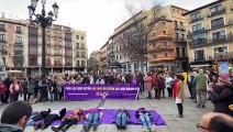 Homenaje a las víctimas de asesinatos machistas en el mes de enero